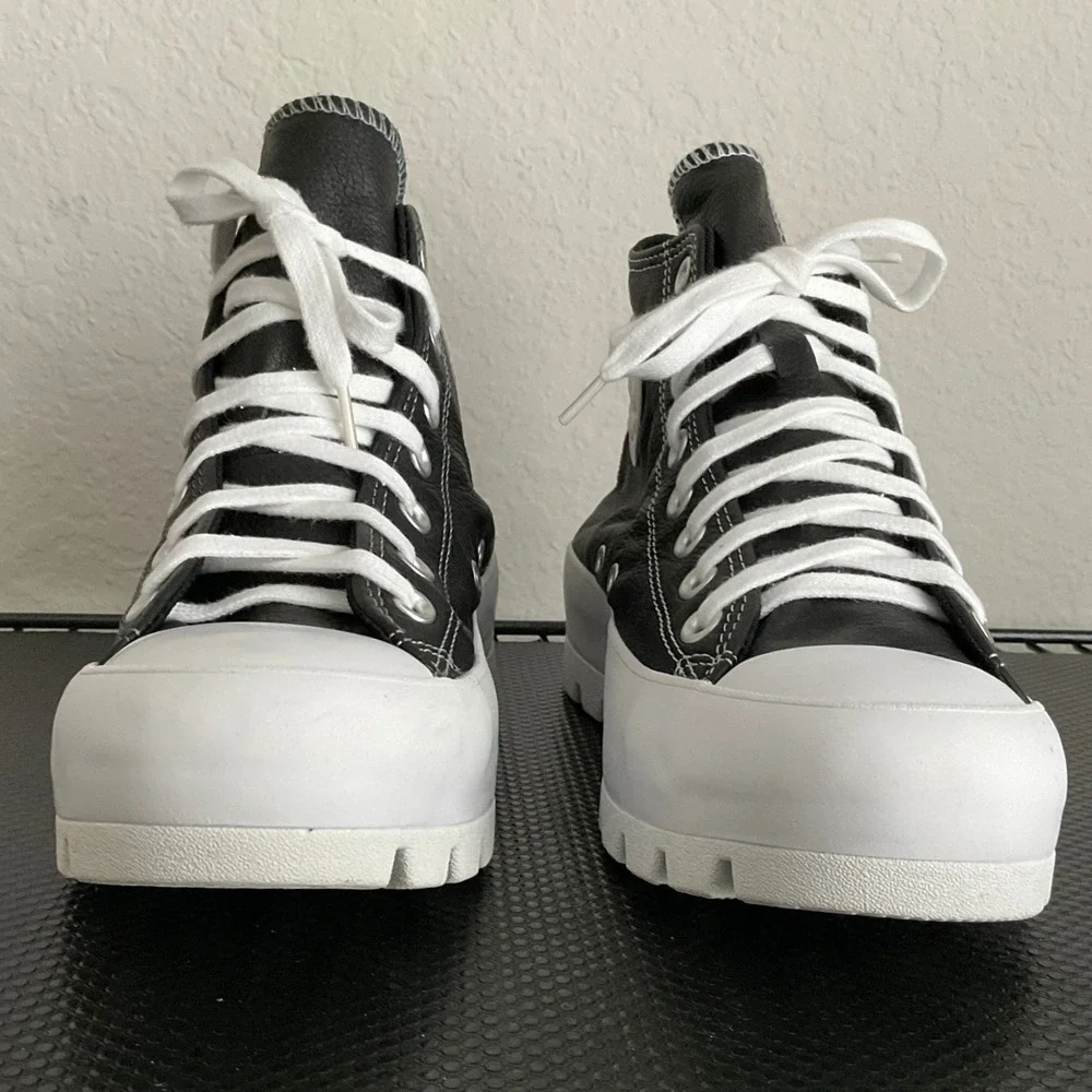 Converse Chuck‎ Taylor All Star Lugged 2.0 Black Leather High Top Mens 8.5 S356